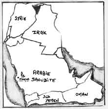 Carte Arabie