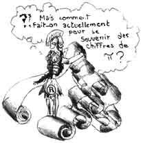 Mais comment fait-on actuellement pour se souvenir des chiffres du nombre Pi?