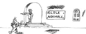 Expuls� de l'�cole normale