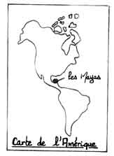 Carte de l'Am�rique